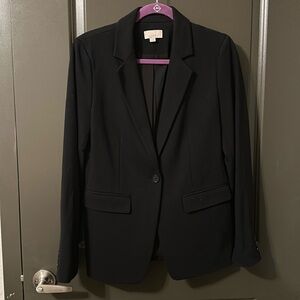Loft black work jacket size 8